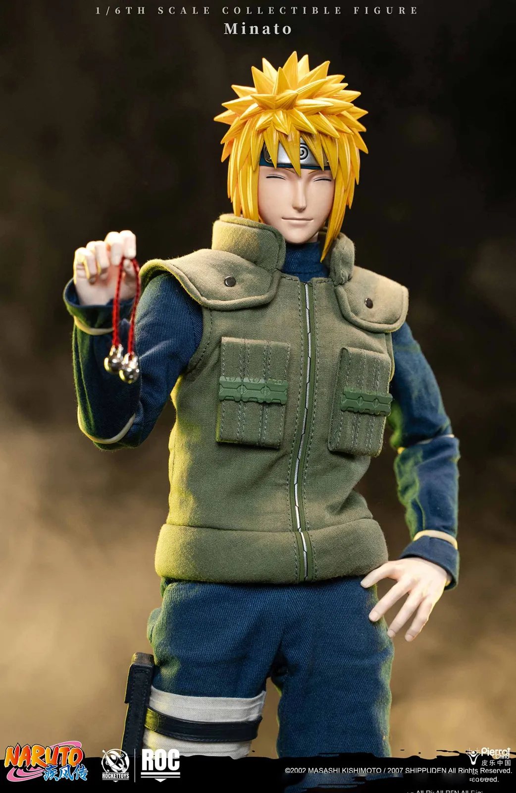 1/6 Scale Licensed Movable Konoha's Yellow Flash Ver. Minato Namikaze - Naruto: Shippuden Resin Statue - Pierrot China - Image 3