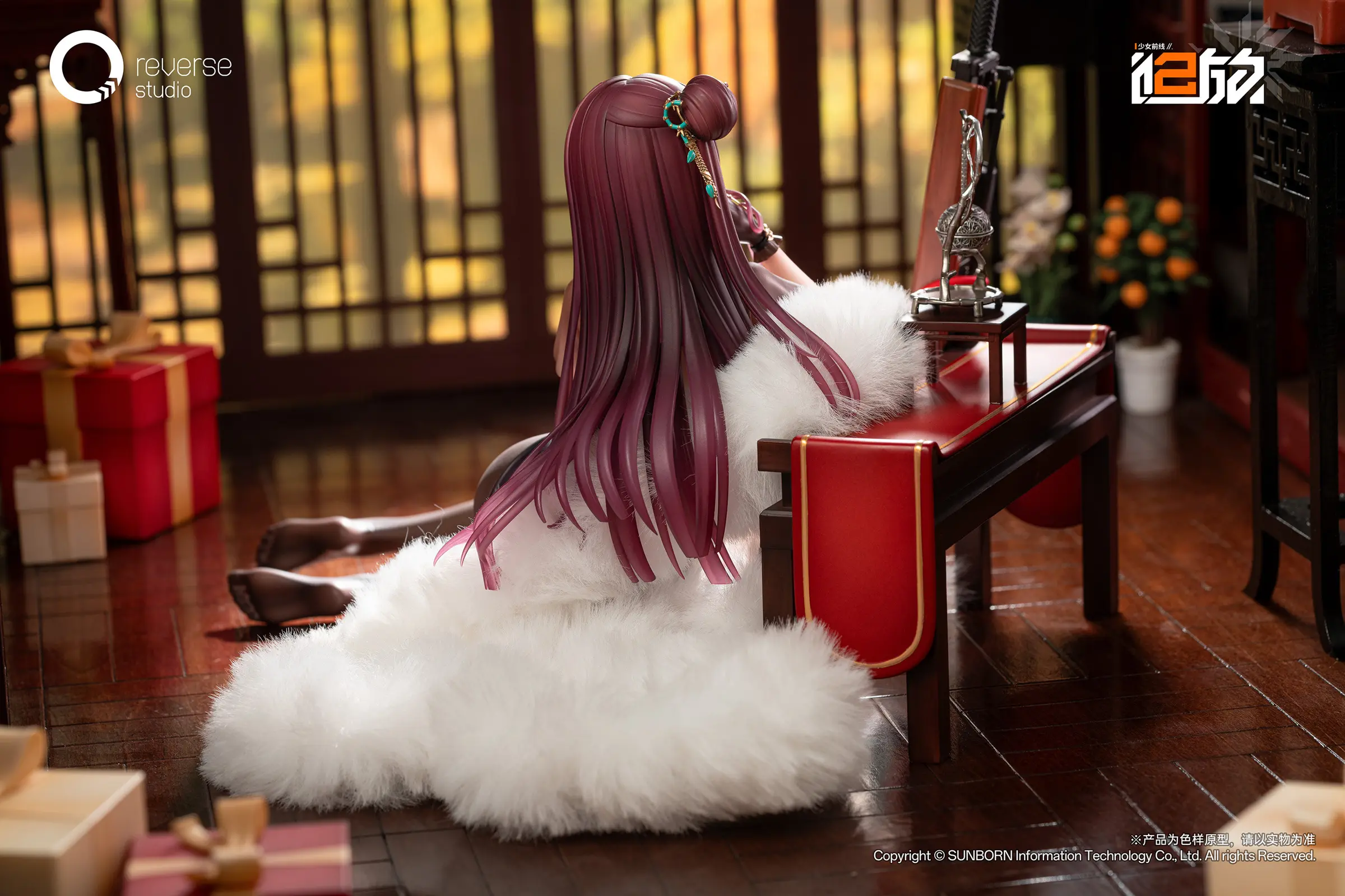 1/6 Scale Embroidered Bamboo, Blooming Shadows Ver. Makiatto - Girls' Frontline 2: Exilium Official Statue - Reverse Studios - Image 2