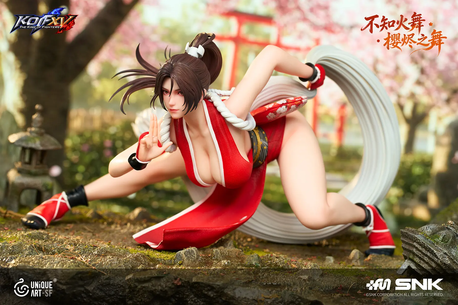 1/6 Scale Licensed Blossom Ember Dance Mai Shiranui - Street Fighter Statue - Unique Art Studios - Image 1