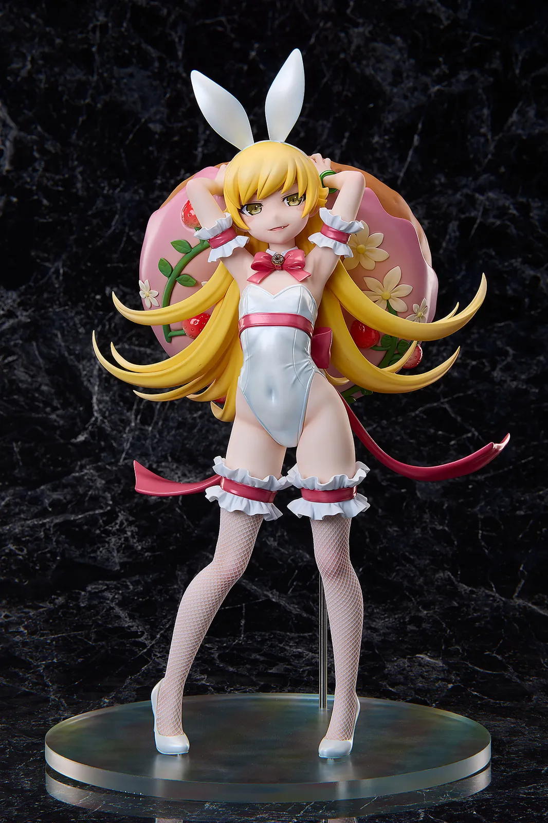 1/4 Scale White Bunny Girl Ver. Shinobu Oshino - Monogatari Official Statue - A·DIMENSION - Image 2