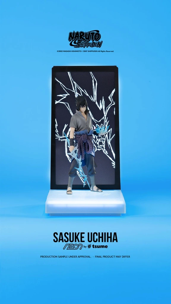 Licensed NEON Series Sasuke Uchiha - Naruto: Shippuden Statue - TSUME - Image 1
