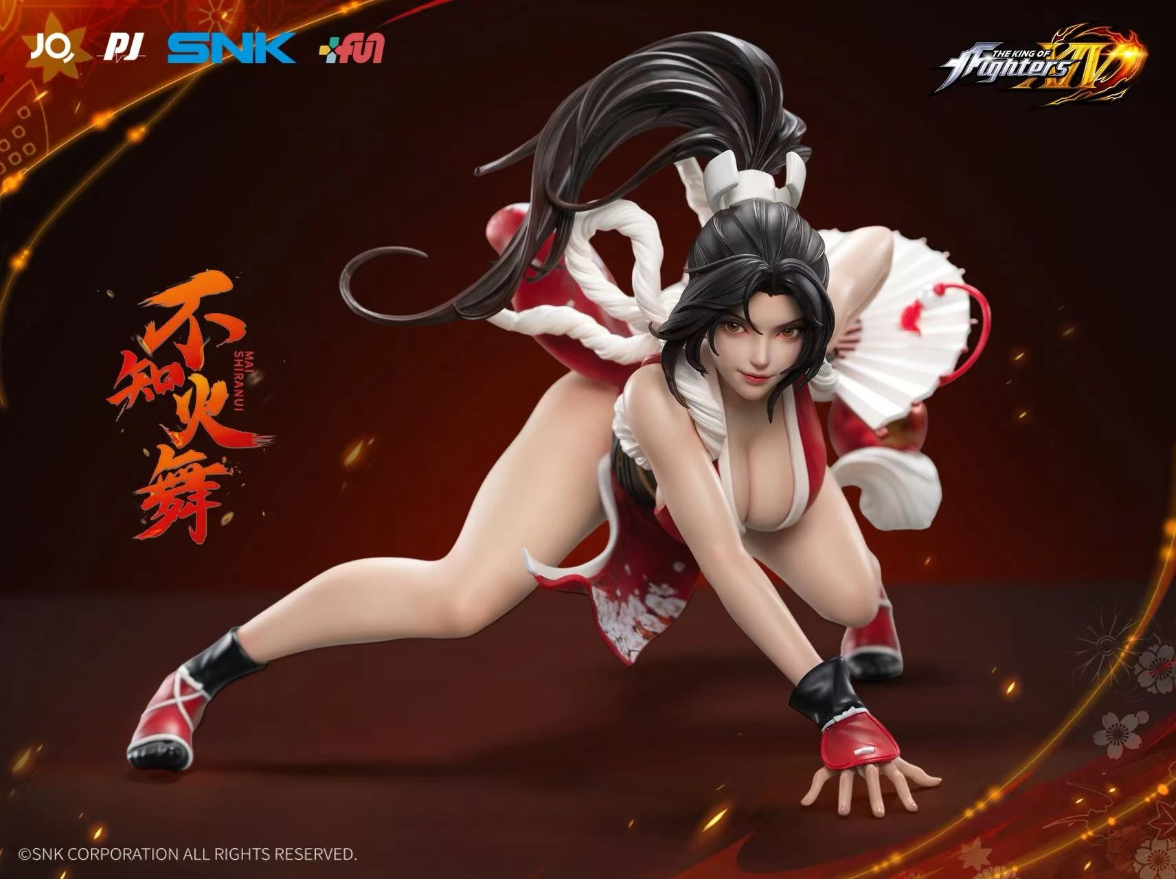 1/6 Scale Mai Shiranui - The King of Fighters XIV Official Statue - JQ Collectibles - Image 2