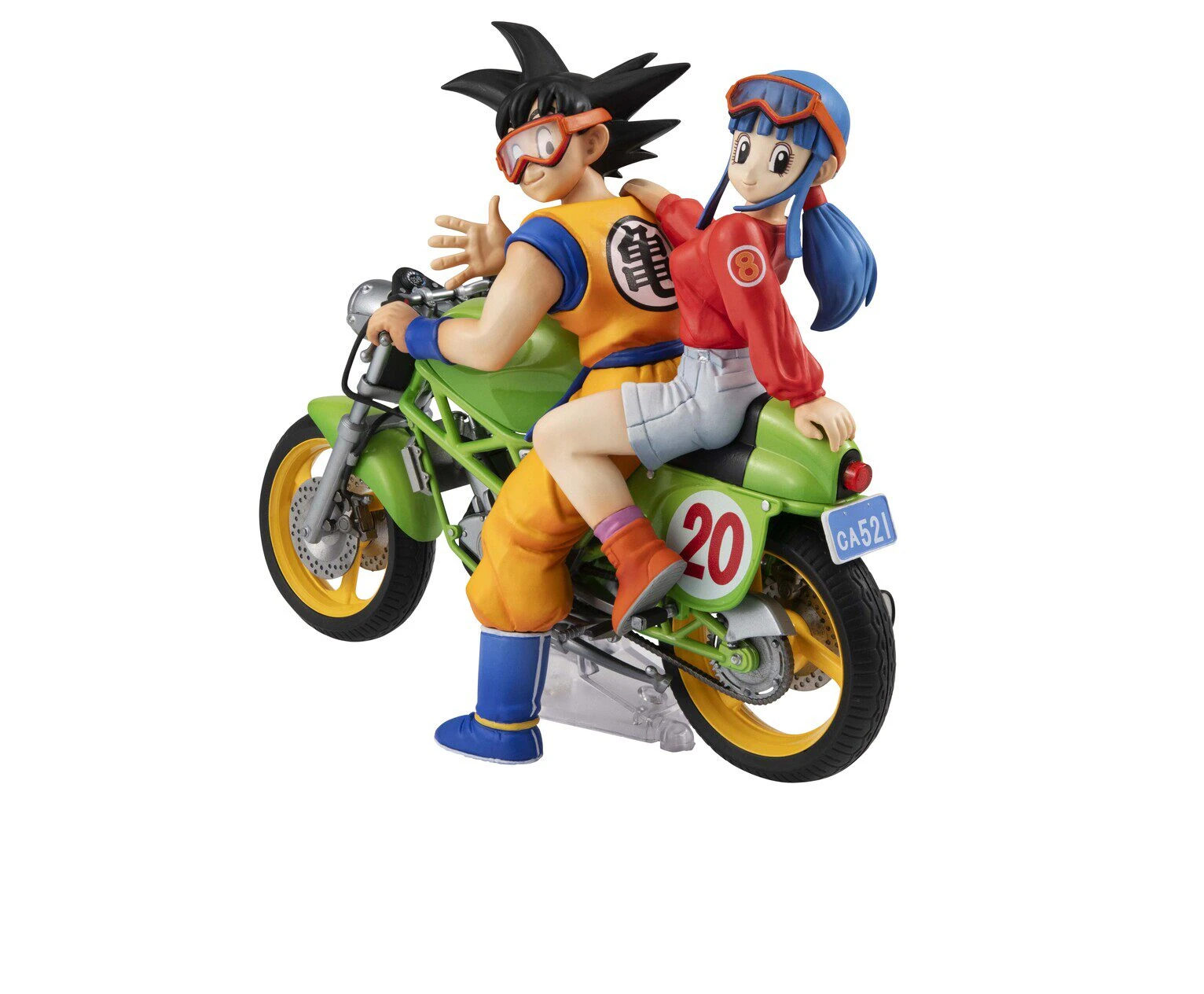 Second Edition Dragon Ball Z Desktop Real McCoy Son Goku & Chi-Chi - Dragon Ball Official Statue - MegaHouse - Image 1
