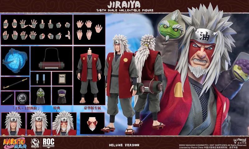 1/6 Scale Licensed Movable Jiraiya with LED - Naruto: Shippuden Statue - ROCKET TOYS Studio - Image 5