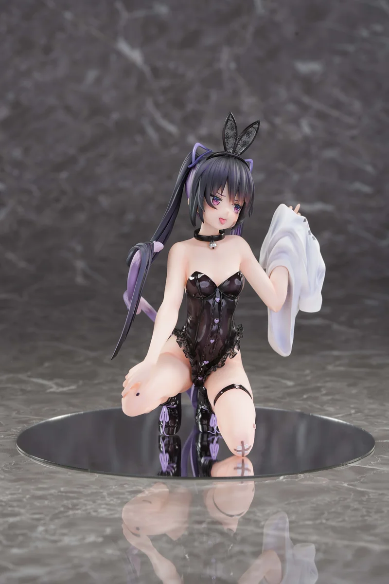 "Official Rosuuri Cheshire Cat Bunny Girl 1/6 scale statue by MAGI ARTS, showcasing seductive fantasy art and intricate sculpted details from multiple