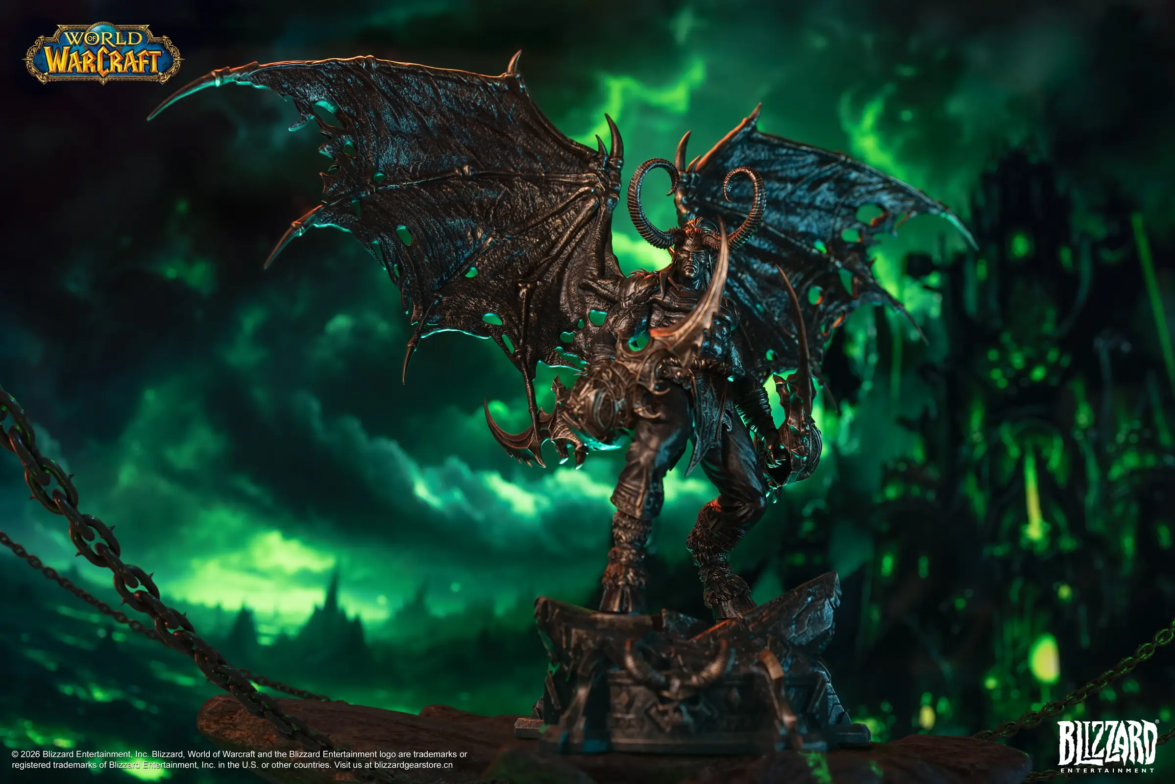 Bronze Colour Illidan Stormrage - World of Warcraft Official Statue - Blizzard Entertainment - Image 2