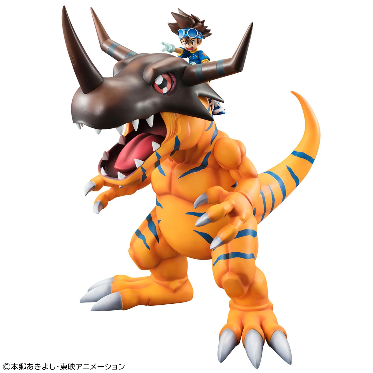 Second Edition G.E.M. Series Greymon & Taichi Kamiya - Digimon Official Statue - MegaHouse - Image 2