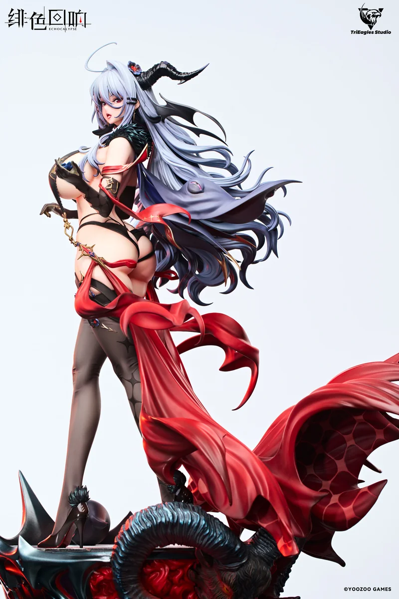 "Officially licensed Demonica Scarlet Echoes 1/4 Collector's Edition statue by TES Studio, featuring exquisite dark fantasy gothic elegance."