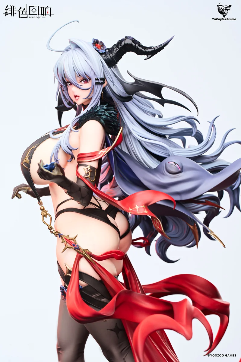 "Officially licensed Demonica Scarlet Echoes 1/4 Collector's Edition statue by TES Studio, featuring exquisite dark fantasy gothic elegance."