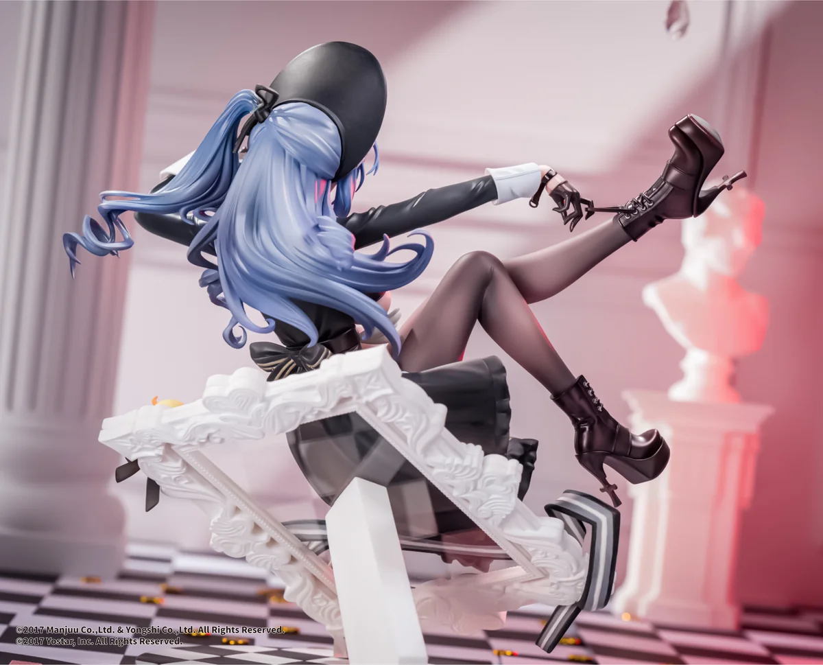 "Officially Licensed Azur Lane Marco Polo 1/7 scale figure gallery showcasing her regal elegance, majestic pose, intricate white and gold gown details."