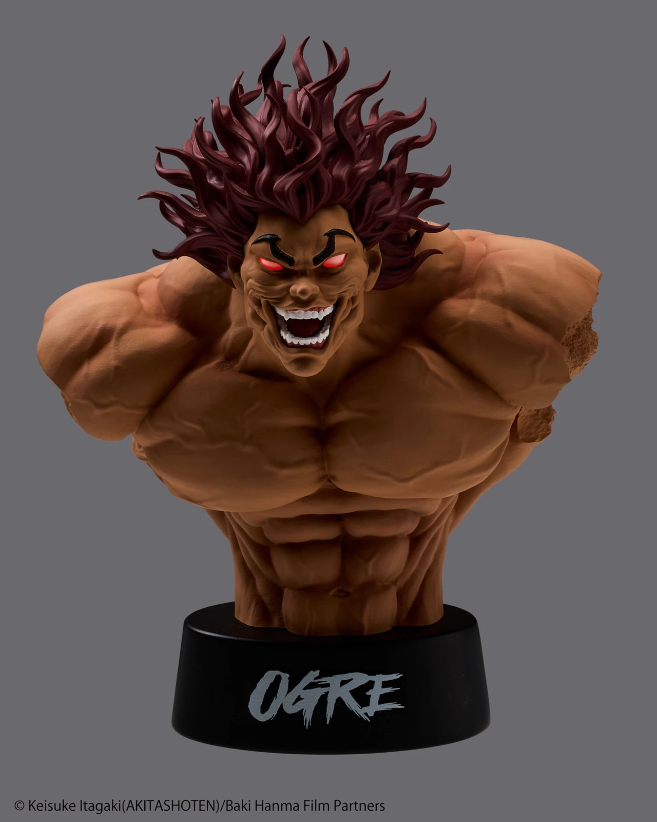 Strongest Living Bust Statue with LED - Baki the Grappler Official Statue - TAITO - Image 1