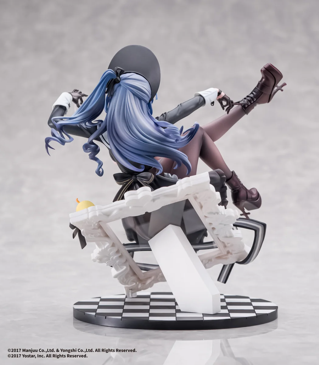 "Officially licensed Azur Lane Marco Polo 1/7 figure, WINGS Studio. Detailed views highlight her regal white and gold gown and majestic pose."
