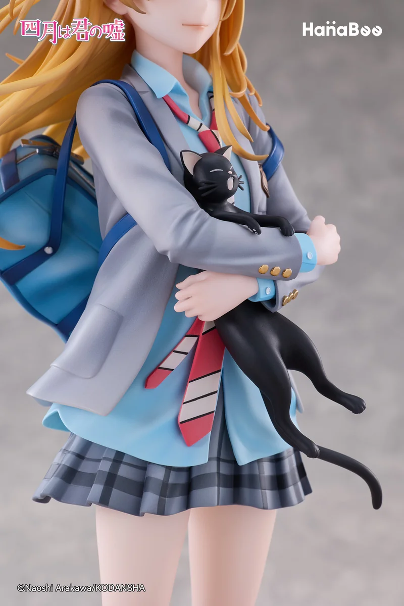 "Licensed Kaori Miyazono 1/6 scale figure showcasing dynamic violin performance, elegant sculpting, and vibrant details from multiple angles."