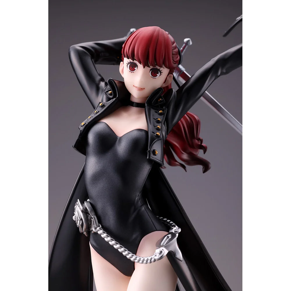 "View multiple angles of the premium Persona 5 Royal Violet figure by Kotobukiya, highlighting its dynamic action pose, vibrant colors, and exquisite."