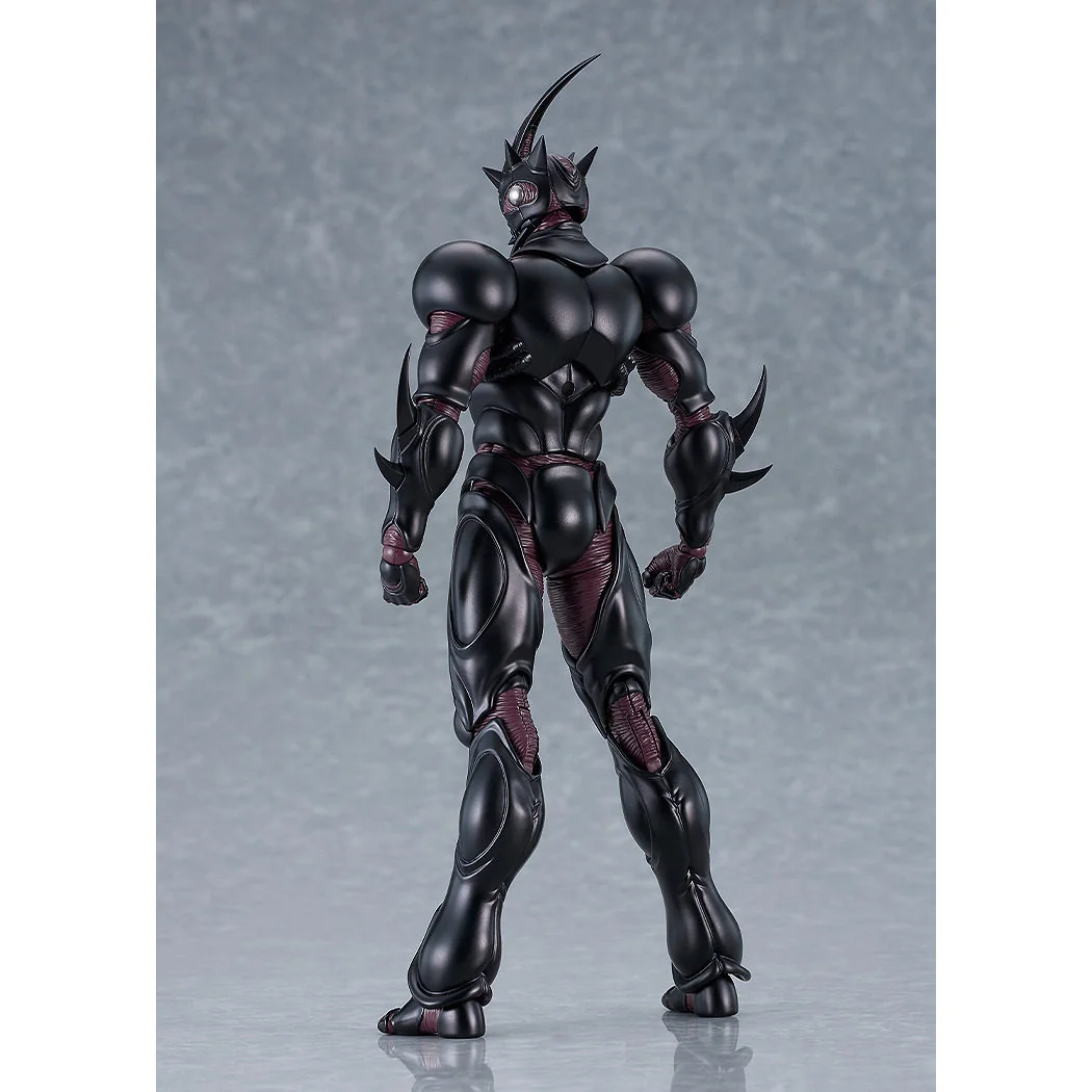 "Guyver III figma showcasing intricate bio-mechanical armor from various angles. This iconic Max Factory Studio statue features dynamic articulation."