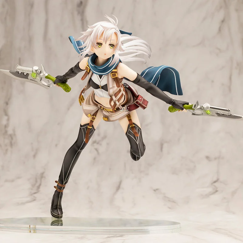 "Fie Claussell Kotobukiya statue in a dynamic, action-ready pose, showcasing intricate detail and authentic quality from The Legend of Heroes: Trails."