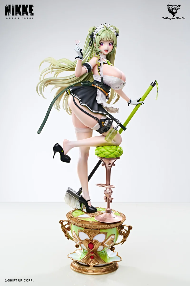 "Officially licensed 1/4 NIKKE SODA statue by TES Studio. Features a dynamic, alluring pose with exquisite details and a premium base."