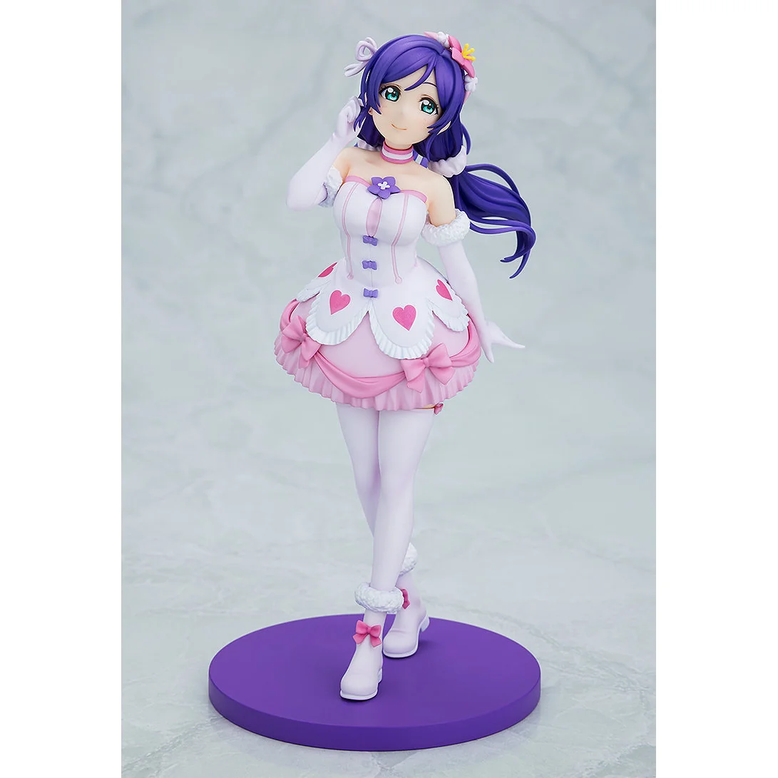 "Dynamic Tojo Nozomi 'We are a unified light' figure by Good Smile Company, showcasing her vibrant Love Live! performance with radiant energy."