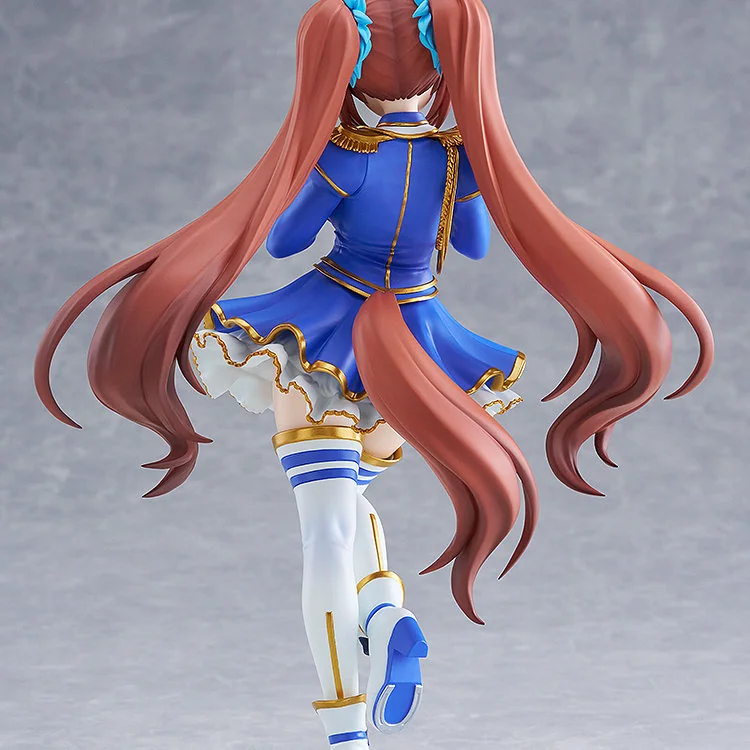"Gallery of the dynamic POP UP PARADE L Daiwa Scarlet Uma Musume figure. See her vibrant racing uniform and sculpted details from multiple premium."