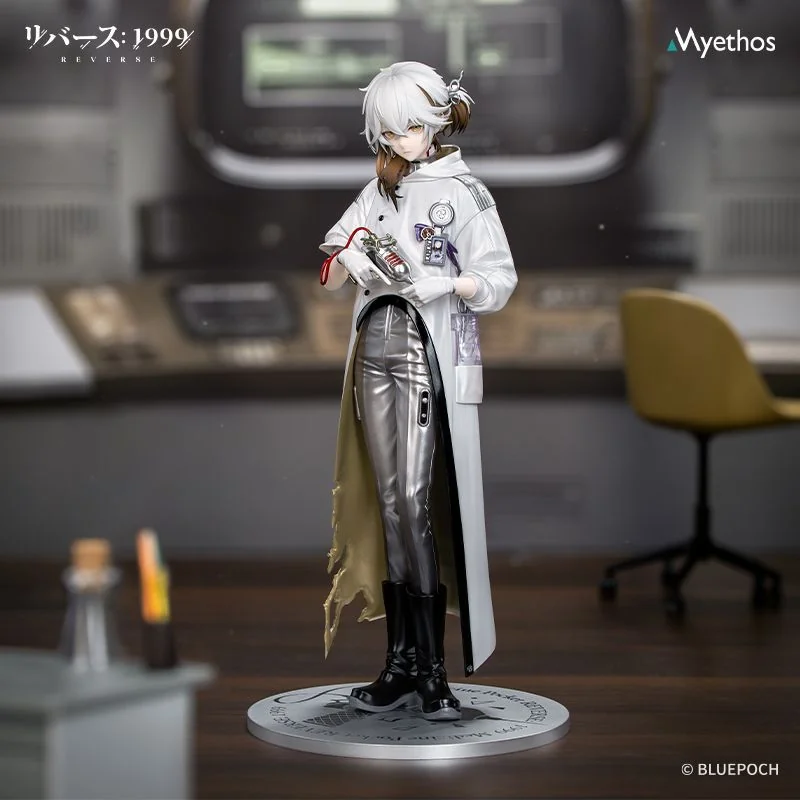 "Official Myethos Reverse: 1999 figure of an elegant character, featuring intricate attire and her distinctive rabbit handbag, a premium collectible."