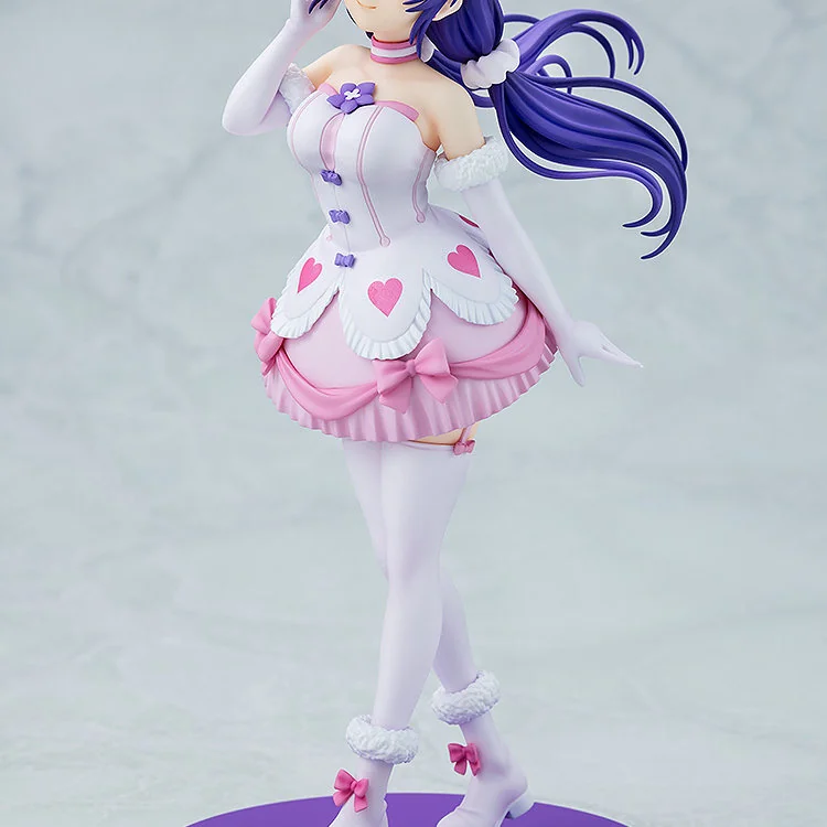 "Dynamic Tojo Nozomi We are a unified light Ver. GSC figure. Vivid pose, flowing costume, and premium sculpt details from multiple angles."