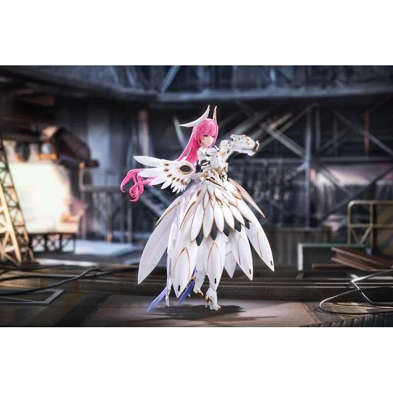 "Exquisite Good Smile Company Nikke Dorothy figure, a dynamically sculpted collectible statue showcasing her iconic futuristic design and elegant."