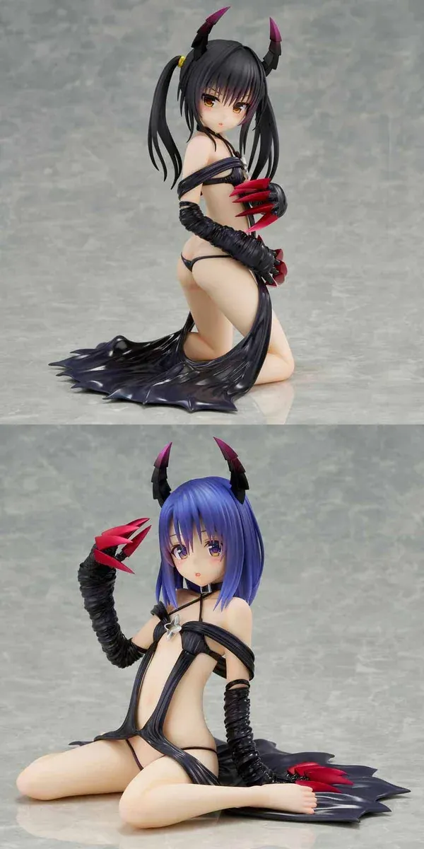 "Dynamic To Love-Ru Darkness Yui Kotegawa & Haruna Sairenji fillette ver. statues. Premium sculpts capture their vibrant schoolgirl charm."