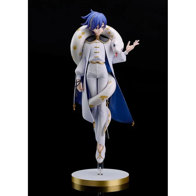 "Dynamic KAITO Chinese Style Vocaloid statue by Good Smile Company, showcasing exquisite flowing traditional attire and intricate cultural motifs."