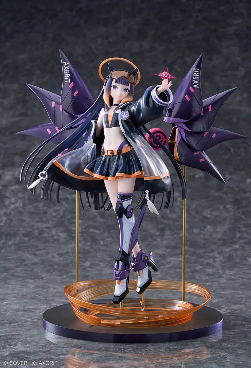"Authentic Hololive Ninomae Ina'nis 1/7 scale figure, capturing her ethereal, dynamic pose with flowing attire and intricate Takodachi."