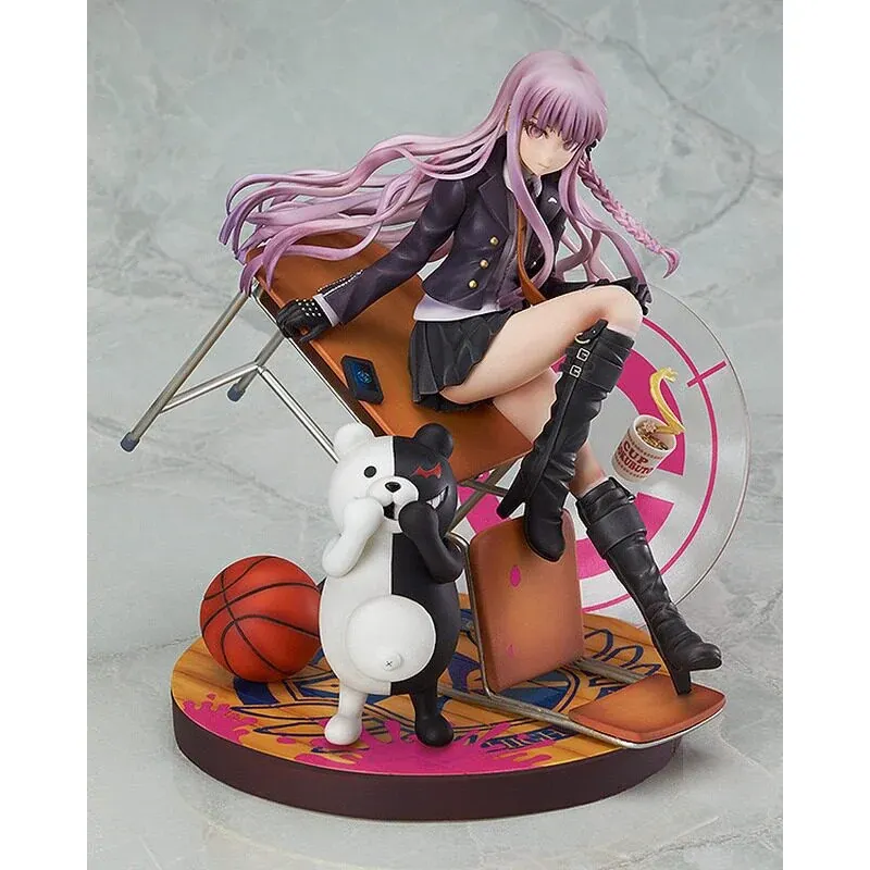 "Iconic Kyoko Kirigiri Danganronpa statue by Phat! Studio. Her elegant, mysterious detective pose highlights premium fourth re-release quality."
