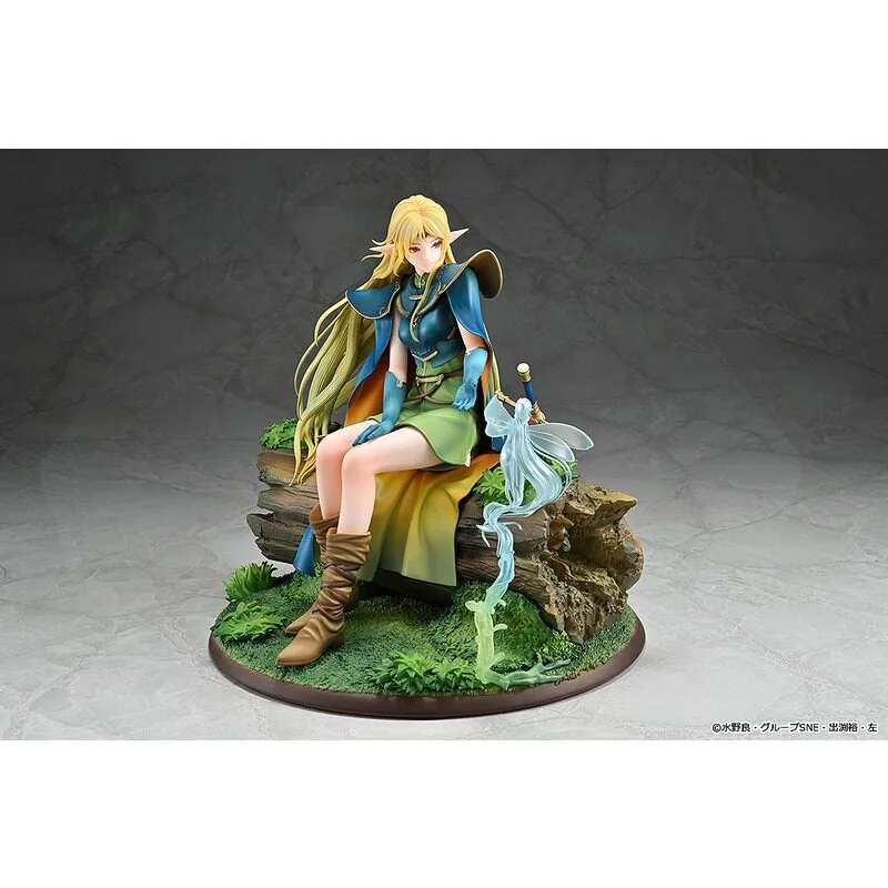"Deedlit Record of Lodoss War Kaitendoh Studio statue, an iconic, elegant, and dynamically posed high fantasy masterpiece."