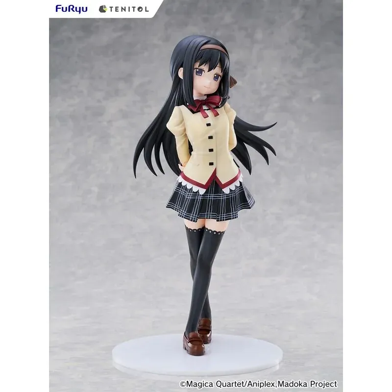 "TENITOL TALL Homura Akemi figure gallery showcasing her graceful, determined pose, iconic shield, and flowing details from multiple premium angles."